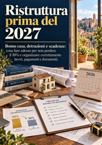 Ristruttura prima del 2027